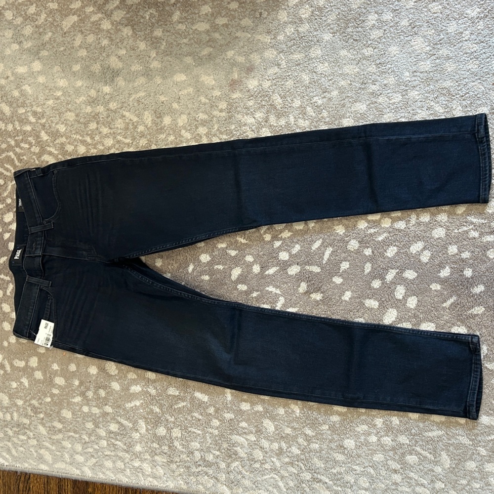 PAIGE LENNOX Men's Deep Blue vintage Slim Jeans